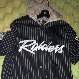 Oakland raiders baseball jersey